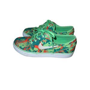 SB Stefan Janoski Canvas Print 'Lizard Camo' Size 8 Women's Youth 7